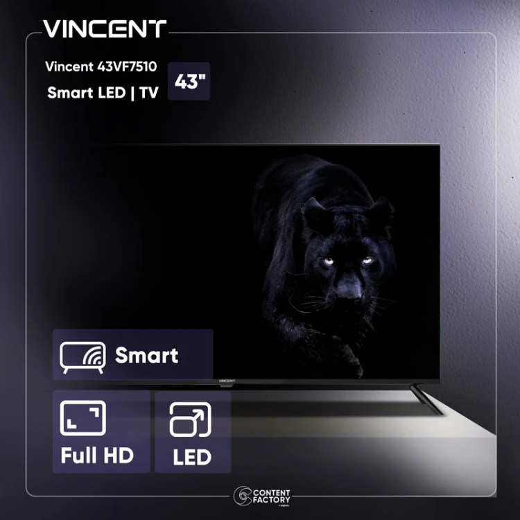تلویزیون ۴۳ اینچ وینسنت مدل VF7510